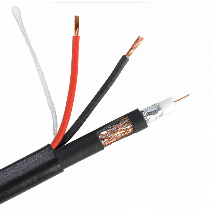 Кабель ST РК 75+2Х0,75 (CU/CU) (48) PE внешний медный 200м