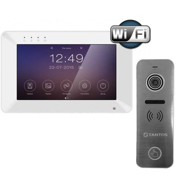 Комплект Tantos Rocky Wi-Fi и Tantos Ipanel 2 панель видеодомофона