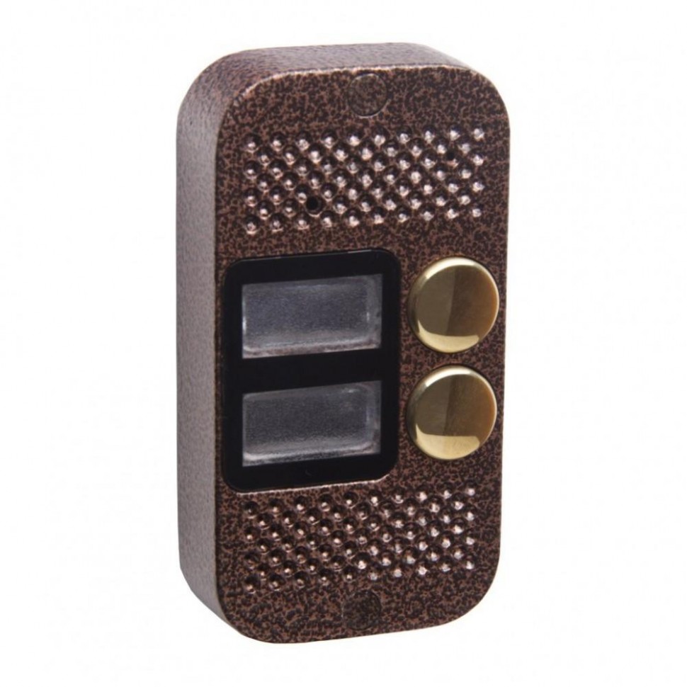 Панель Major Classic 800/2 (медь) вызывная 2-х абонентская для видеодомофона