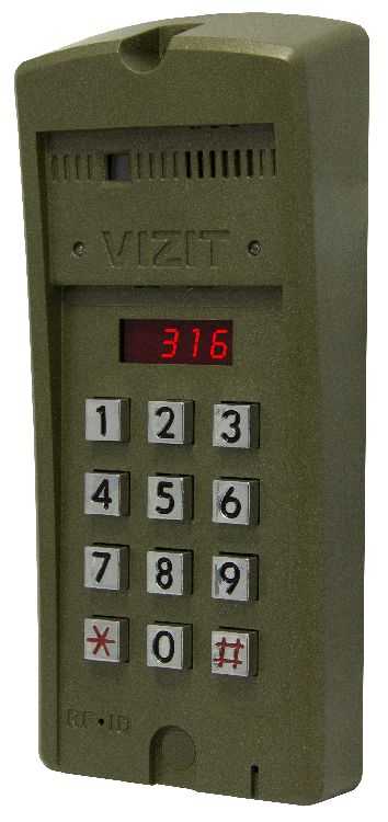 Блок вызова домофона Vizit БВД-316 FCP