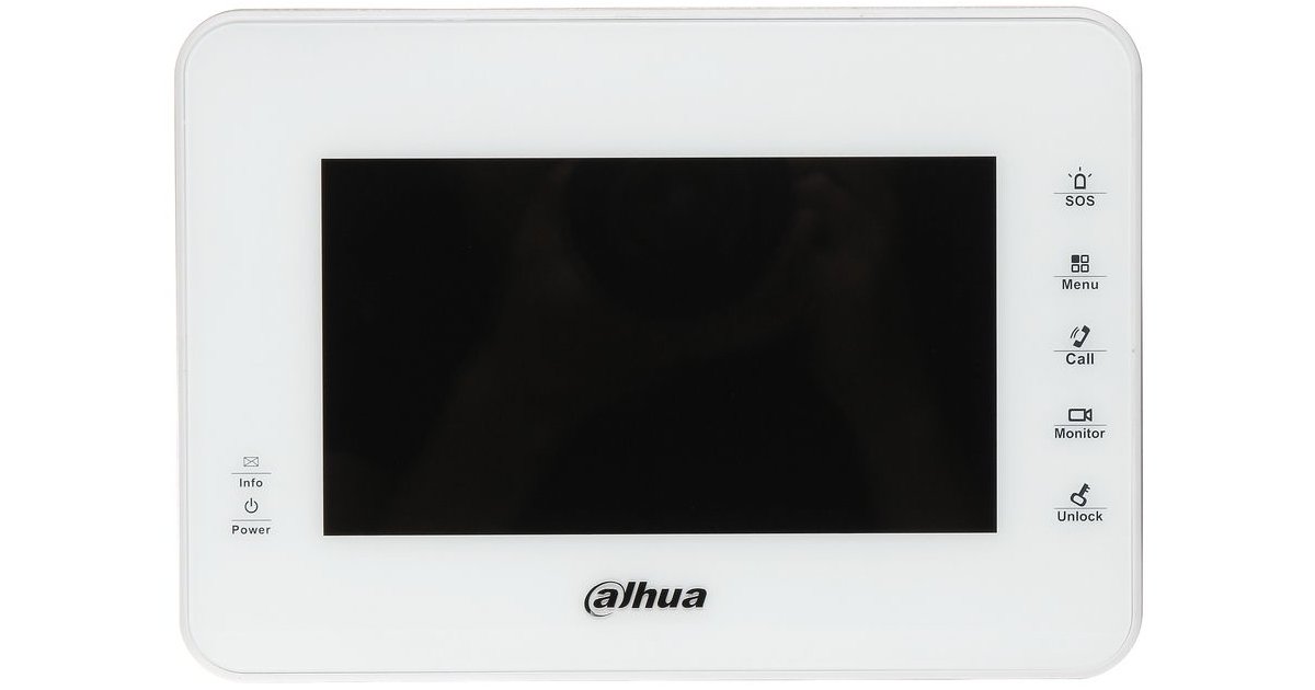 Монитор Dahua DH-VTH1560BW (черный, белый) видеодомофона