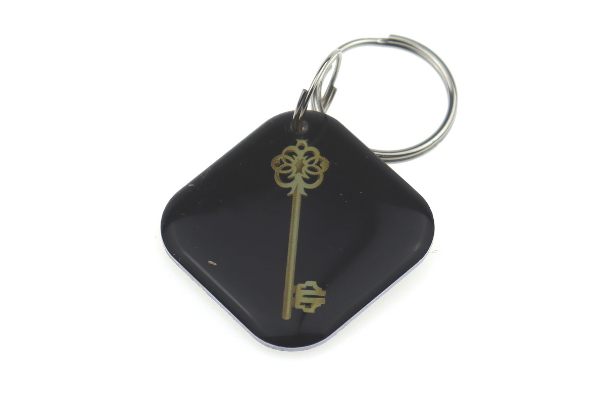 Заготовка RFID (H2) "Черный ключ" брелок