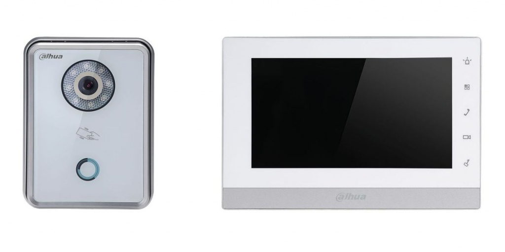 IP Комплект Dahua DHI-VTK-VTO6210BW-VTH1550CH видеодомофона