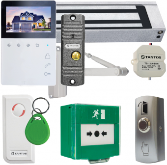 Комплект контроля доступа Tantos TS-ML300 видеодомофон Elly