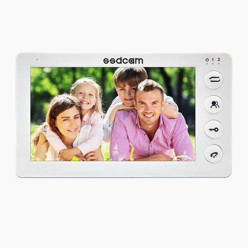 Монитор SSDCAM SD-722 (белый, черный) видеодомофона