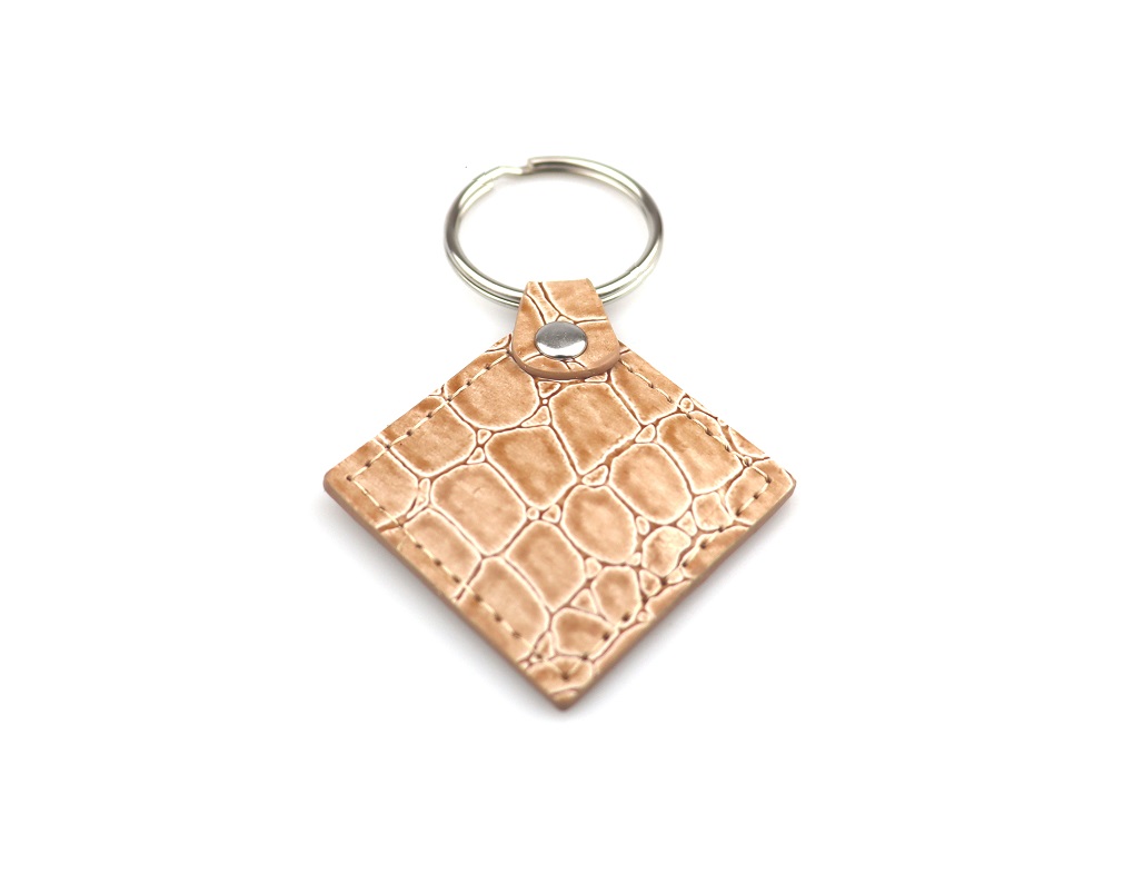 Заготовка RFID (H2) ромб бежевая кожа