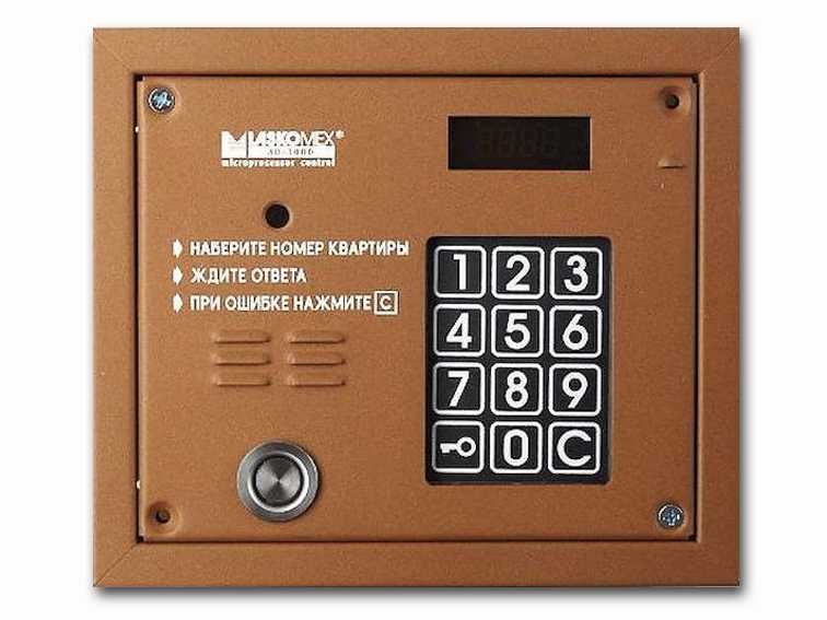 Блок вызова домофона Laskomex AO-3000 VPR (bronze)