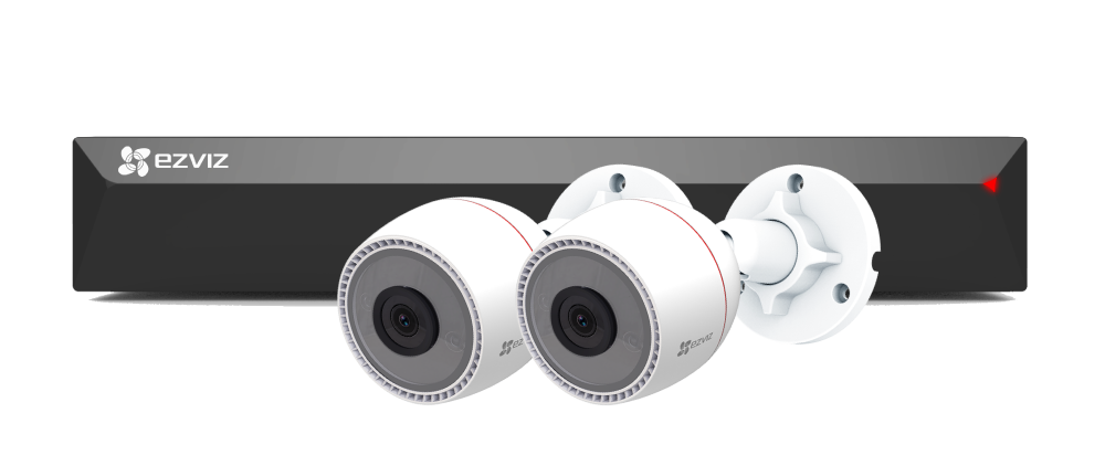 Набор EZVIZ PoE регистратор (4 канала) с камерами C3T видеонаблюдения