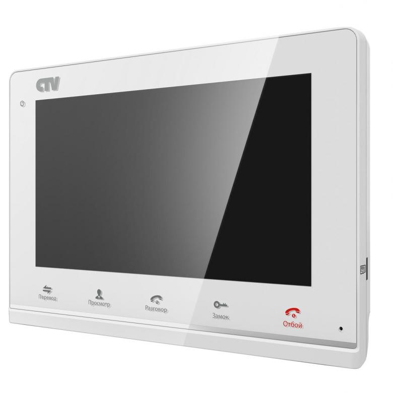 Монитор CTV-M3700 (белый, черный) видеодомофона