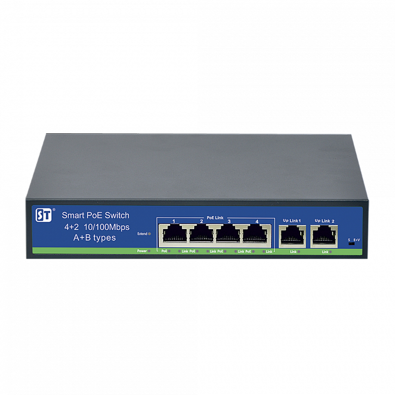 Коммутатор ST-S44POE (2М/78W/АВ)