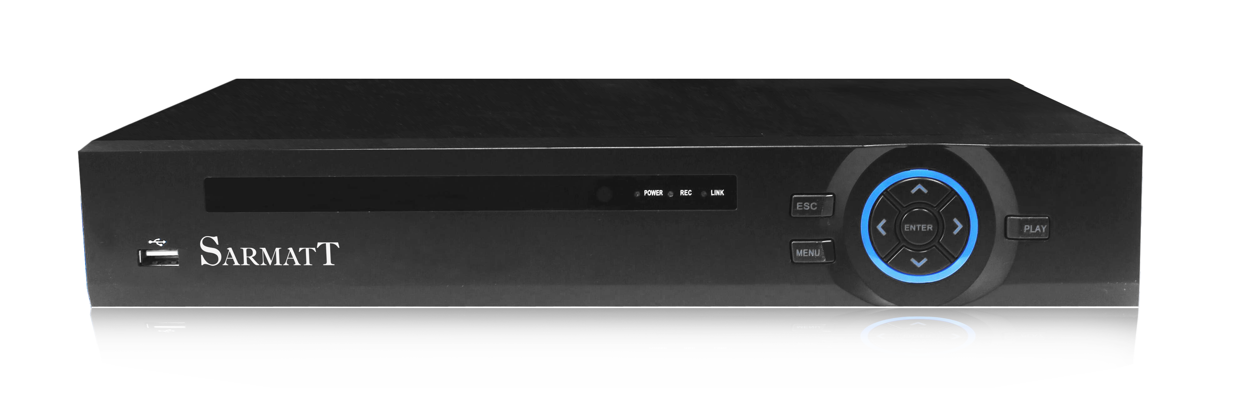 Видеорегистратор SarmatT DSR-1624-Real 16-канальный гибридный