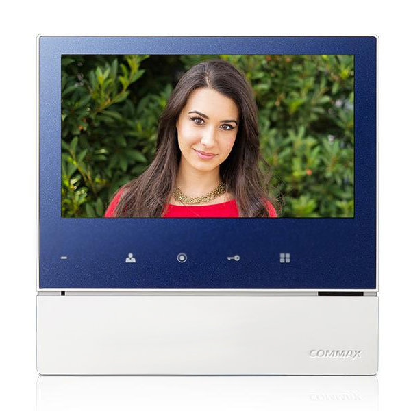 Монитор Commax CDV-70H2 (белый, синий) видеодомофона