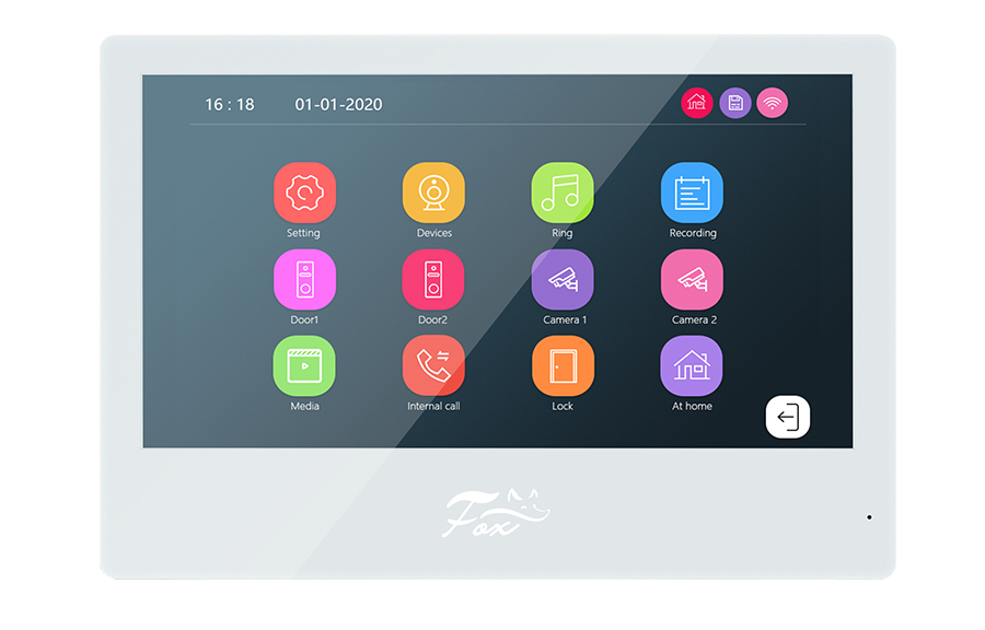 Монитор Fox FX-HVD100F (МАЛАХИТ 10) видеодомофона