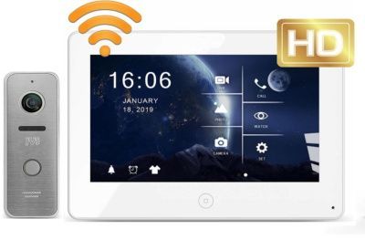 Видеодомофоны JVS Grant HD WiFi: White и Black