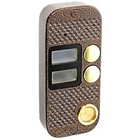Аудиопанель JSB Systems JSB V082TM (медь, серебро, бронза, черный, белый, серый, золото, синий) вызывная на 2 абонента для домофона (без видеомодуля)