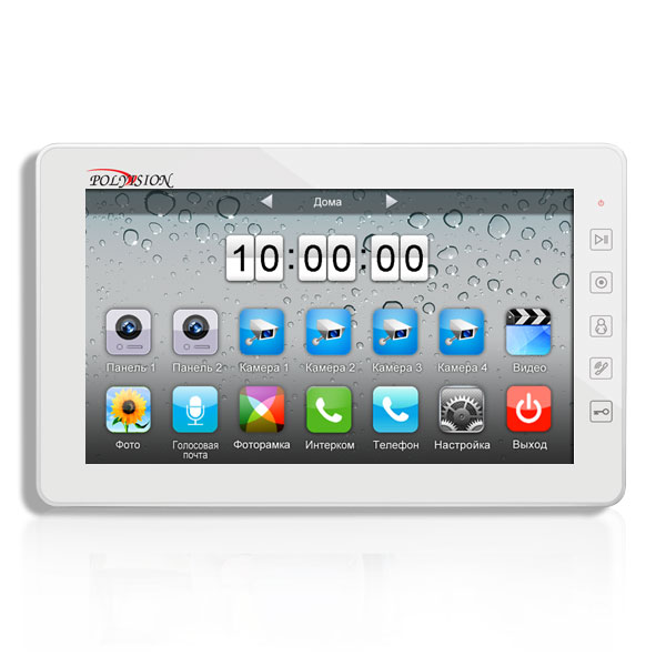 Монитор Polyvision PVD-10L v.7.1 (белый) видеодомофона