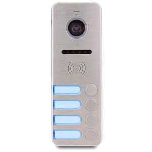 Панель Tantos iPanel 2 HD (Metal) 4 аб. вызывная для видеодомофона