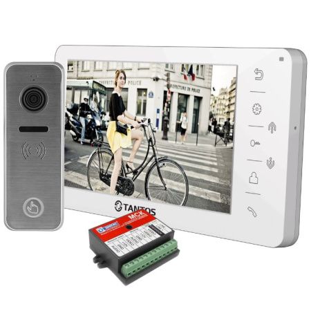 Комплект видеодомофона Tantos Amelie с панелью и блоком сопряжения