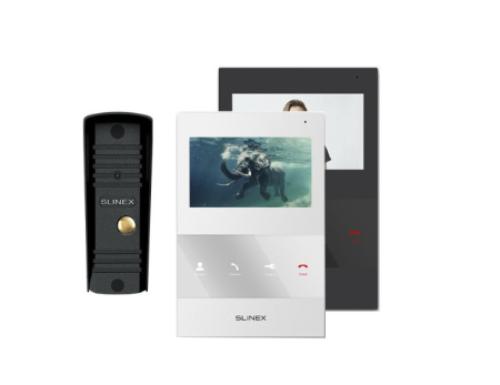 Комплект Slinex SQ-04 видеодомофона с панелью Slinex ML-16HR 