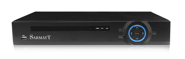 Видеорегистратор SarmatT DSR-1614-h 16-канальный гибридный