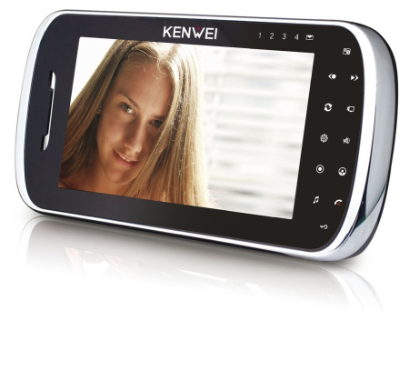 Монитор Kenwei KW-S704C-W200 видеодомофона