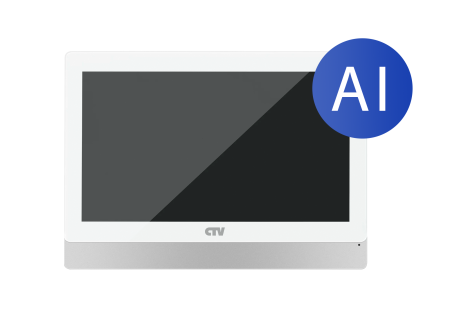 Монитор CTV-M5904AI видеодомофона белый