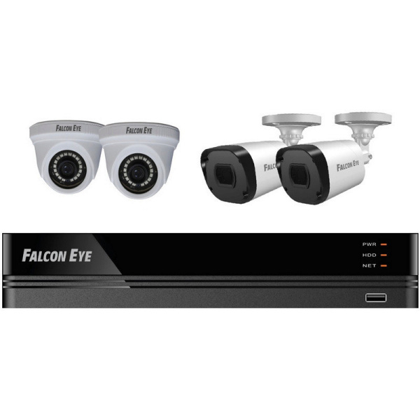 Комплект Falcon Eye FE-104MHD KIT Офис SMART видеонаблюдения