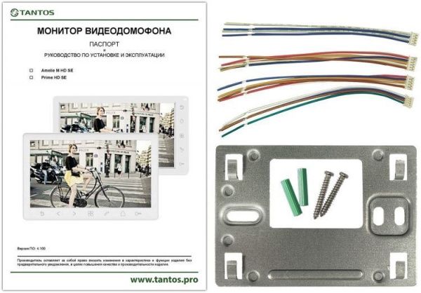 Монитор Tantos Prime HD SE (Black Mirror) видеодомофона