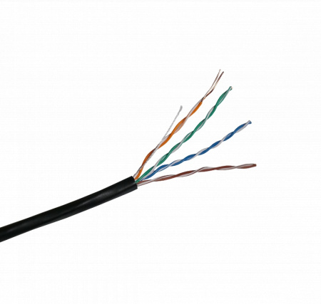 Кабель ST UTP CAT 5E CU 4X2X0,50 CU PE внешний (медный)