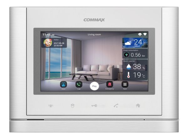 Монитор видеодомофона Commax CIP-700M Metalo