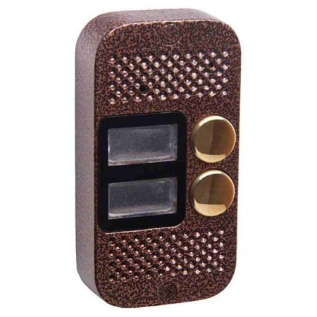 Аудиопанель JSB Systems JSB V082 (медь, серебро, бронза, черный, белый, серый, золото, синий) вызывная на 2 абонента для домофона