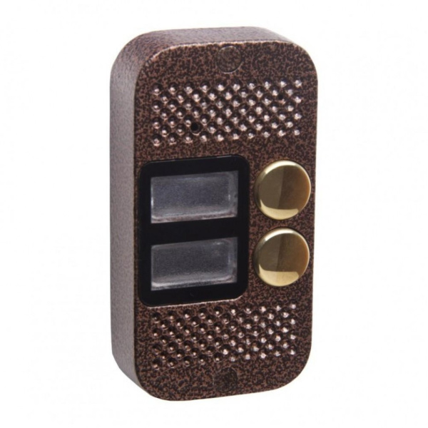 Панель Major Classic 800/2 (медь) вызывная 2-х абонентская для видеодомофона