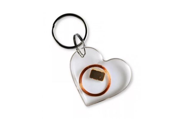 Заготовка RFID (H2) сердце брелок Заготовка RFID (H2) сердце брелок