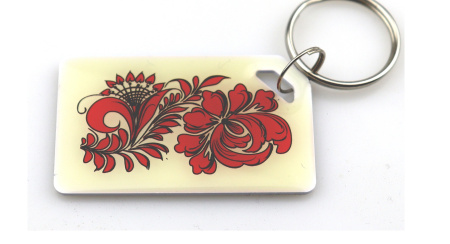 Заготовка RFID (H2) "Узоры 1" брелок