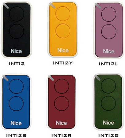 Пульт Nice INTI2 для ворот и шлагбаумов Пульт Nice INTI2 для ворот и шлагбаумов