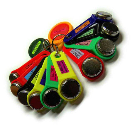 Комплект УК-12 универсальных ключей для домофона