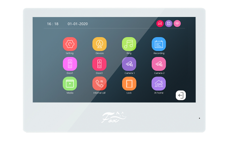 Монитор Fox FX-HVD100F (МАЛАХИТ 10) видеодомофона