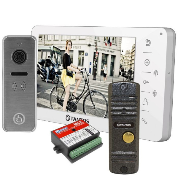 Комплект видеодомофона Tantos AMELIE на 2 панели вызова