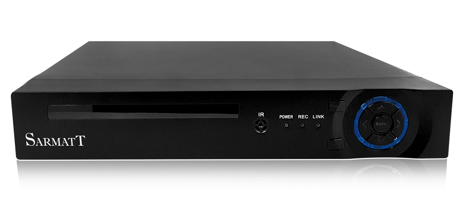 Видеорегистратор SarmatT DSR-824-Real 8-канальный гибридный