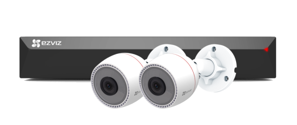 Набор EZVIZ PoE регистратор (4 канала) с камерами C3T видеонаблюдения