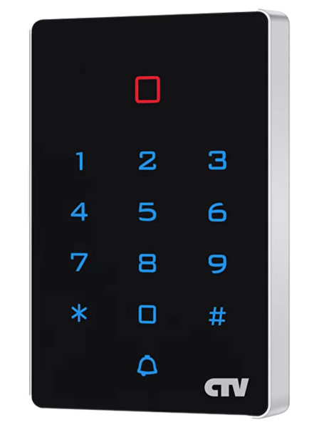 Контроллер-считыватель CTV CTV-KR10 EM WF с кодонаборной панелью и доступом со смартфона