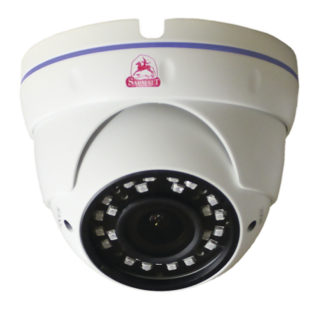 Видеокамера вандалозащищенная гибридная SARMATT SR-S200V2812IRH
