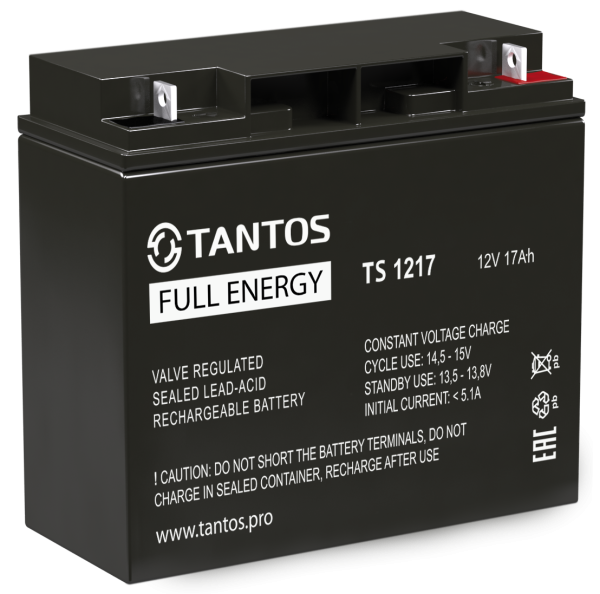 Аккумулятор Tantos 12В 17 А∙ч (TS 1217)