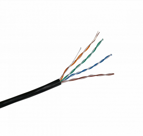 Кабель ST UTP CAT 5E CU 4X2X0,50 CU PE внешний (медный)