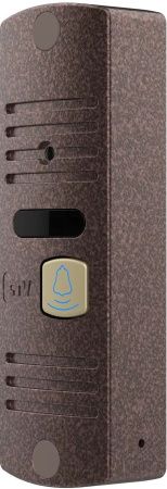 Комплект видеодомофона CTV-DP1400N (Черный монитор + панель бронза)