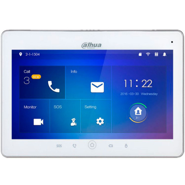 Монитор Dahua DHI-VTH5241DW (белый) видеодомофона