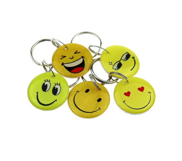Заготовка RFID (H2) Смайл брелок 25мм Заготовка RFID (H2) Смайл брелок 25мм