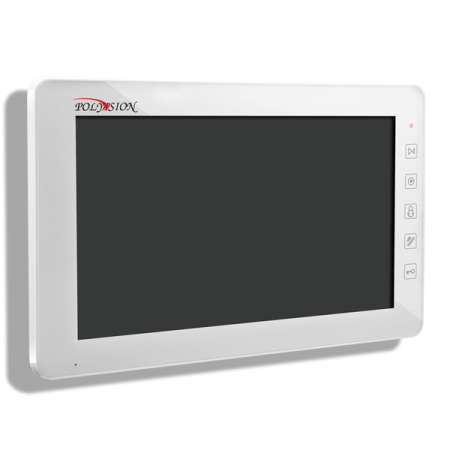 Монитор Polyvision PVD-10M v.7.1 (черный,белый) видеодомофона