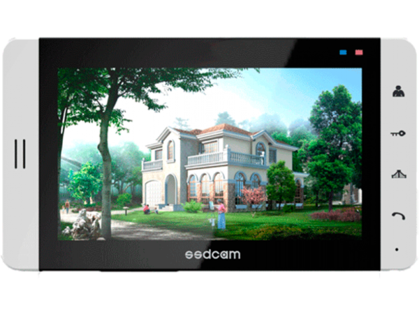 Монитор SSDCAM SD-708M (белый) видеодомофона