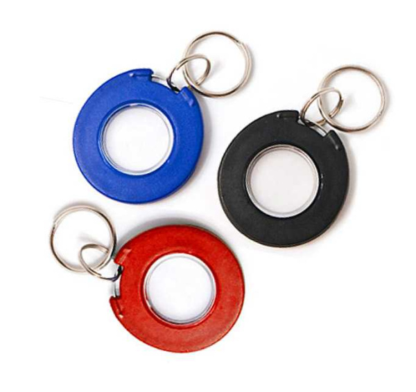 Заготовка RFID (H2) с прозрачным центром брелок Заготовка RFID (H2) с прозрачным центром брелок